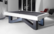 Mesa de Bilhar - Diamante branco e preto